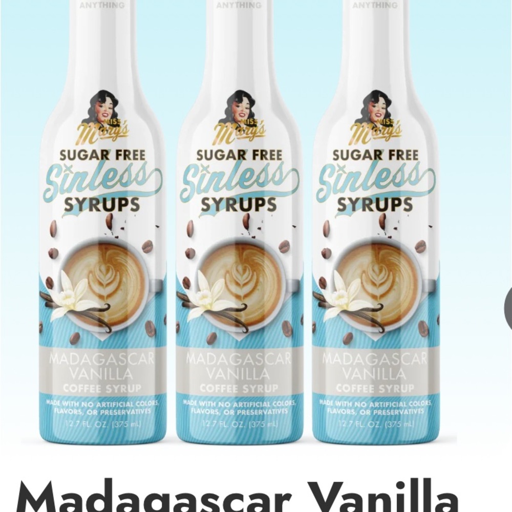 Mary's Madagascar Vanilla Coffee Syrup